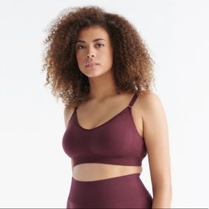 NWT Knix Good to Go Seamless Bra size XXL Dark Cherry